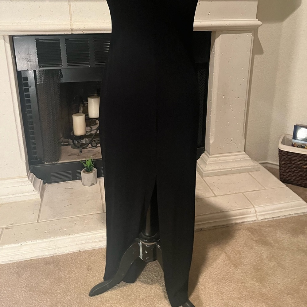 Long black dress